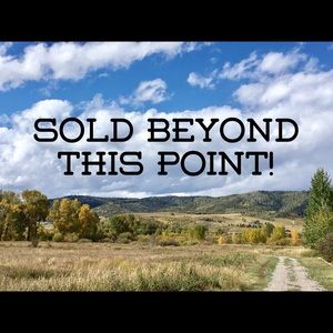 Sold beyond this point!